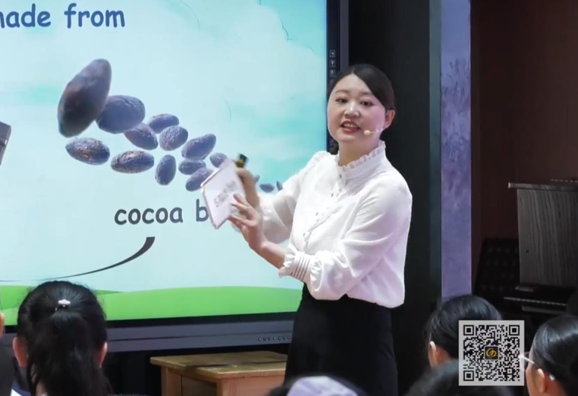 李倫輝，閱讀課《The Chinese Chocolate》，五年級(jí)，自編文本