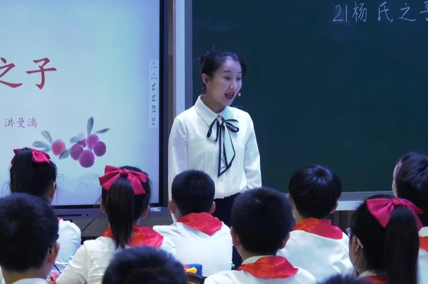 洪曼漓，《楊氏之子》，五年級(jí)下冊(cè)，第八單位