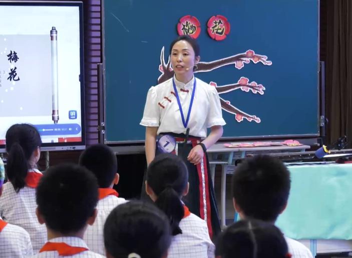 付朝敏，《梅花》，五年級(jí)下冊(cè)，第五單元，人教版