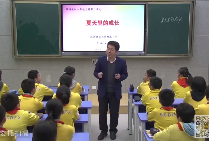 王林波《夏天里的成長(zhǎng)》+微講座，六年級(jí)上冊(cè)五單元